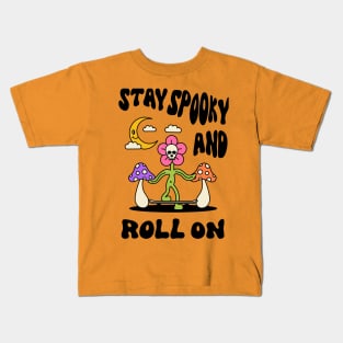 Stay Spooky and Roll On Kids T-Shirt